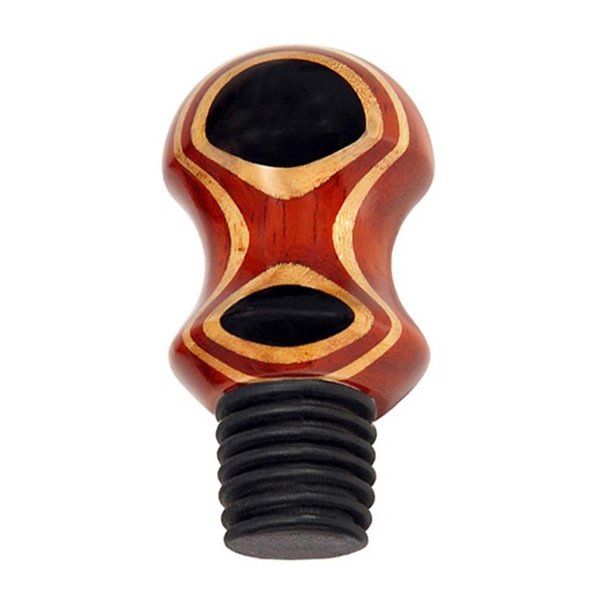 Topchef Ebony Eye Round Top All Wood Wine Bottle Stopper TO925999